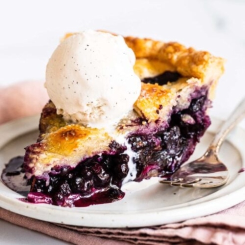 Backdate 2 Homemade Blueberry Pie Recipe