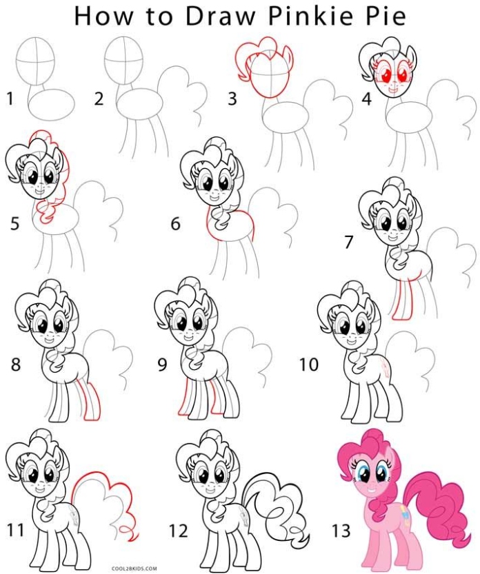 Master The Art Of Drawing Pinkie Pie: A Step-by-Step Guide