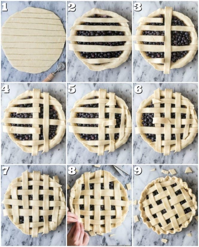 Niche Utama 2 How To Make A Lattice Pie Crust - Sugar Spun Run