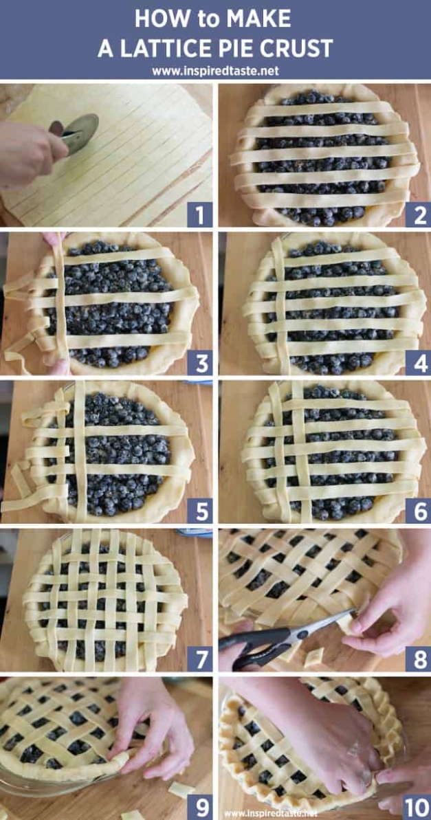 Master The Art Of Creating A Gorgeous Lattice Pie Crust With These Easy Steps!